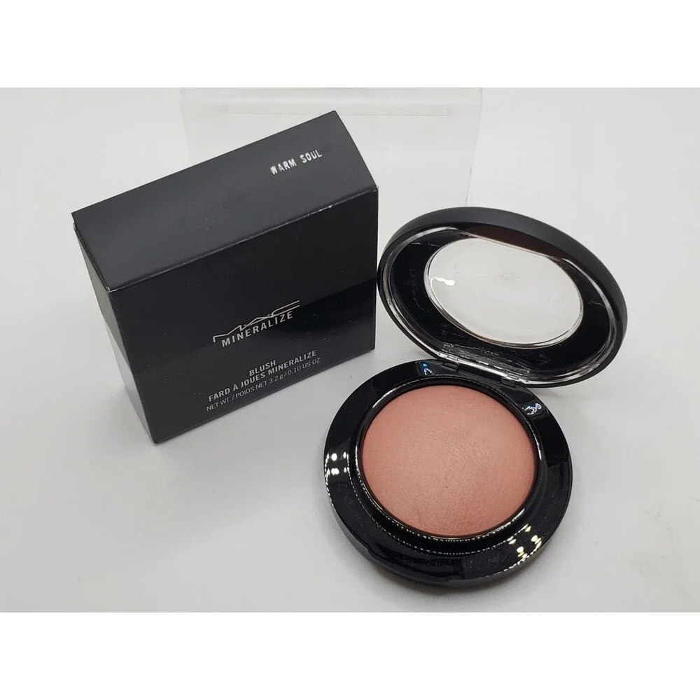 MAC WARM SOUL Mineralize Blush ~ Mid-tone Beige Gold Pearl ~ 3.2gm New in Box